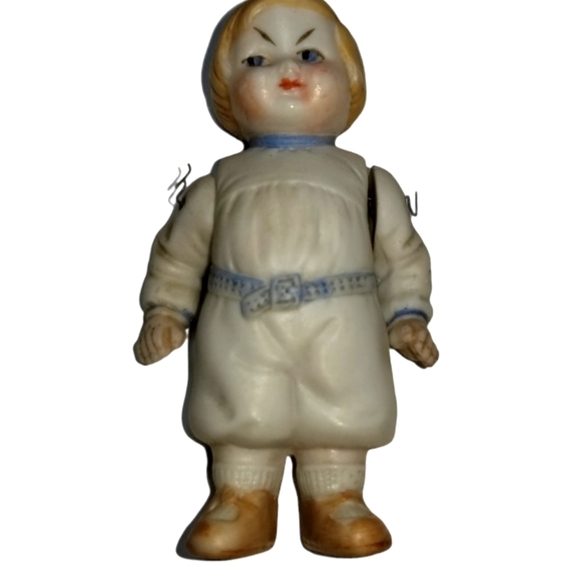 Antique C.D. Kenny Co. Germany bisque boy doll - Picture 1 of 6